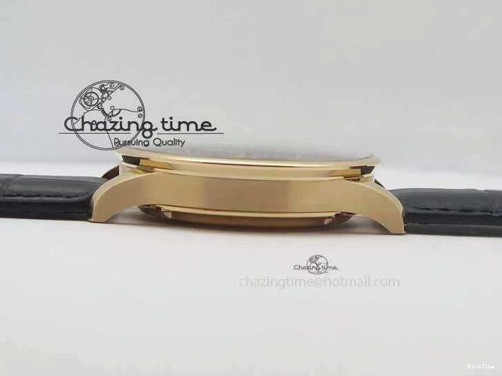 MIROTIME 0214 Portuguese Chrono RG IW371415 ZF 1:1 Best Edition Black Dial On Black Leather Strap A79350 (Slim Movement) FashionForward 7264